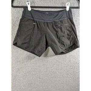 Belcorva Shorts Womens Small Runners Dream Activewear Zip Pockets Stretch Black